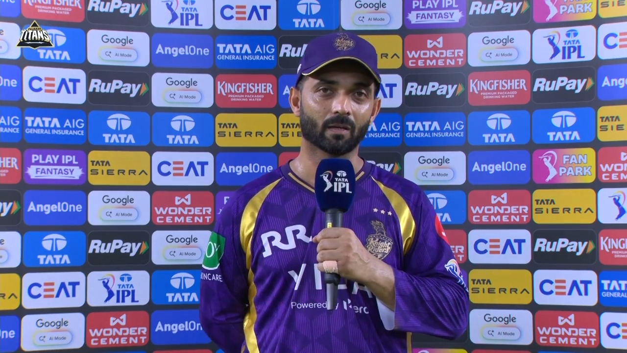 IPL 2026 M25: GT vs KKR - Ajinkya Rahane Interview