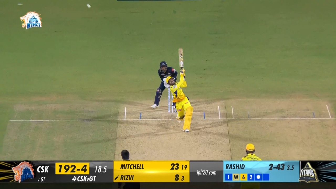 M07: CSK vs GT – Sameer Rizvi Six
