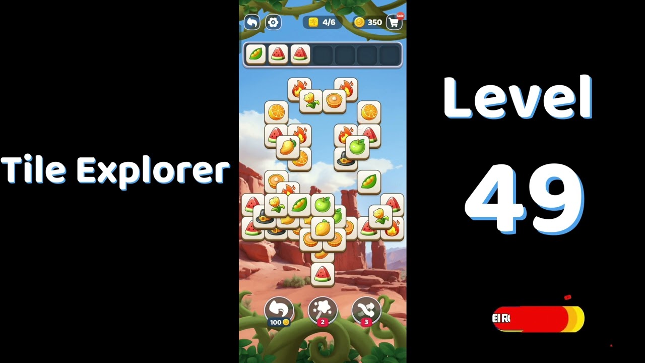 ЁЯОо Tile Explorer Level 49 Walkthrough | Triple Match | Go Answer ЁЯзйтЬи background