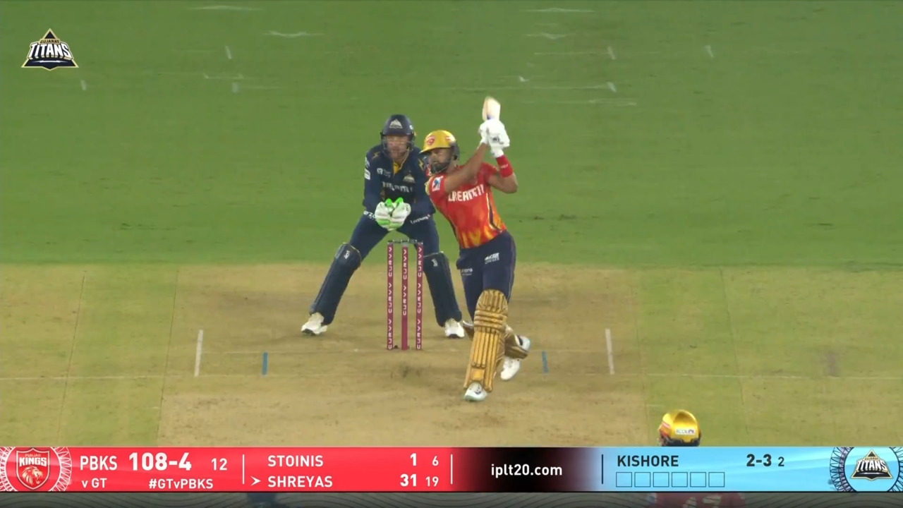 IPL 2025 M05: GT vs PBKS - Shreyas Iyer Six