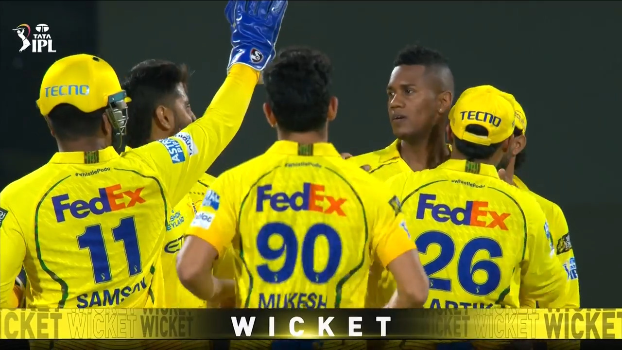 IPL 2026 M48: DC vs CSK - Fall of Wickets