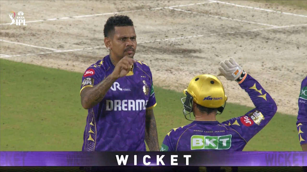 IPL 2025 M25: CSK vs KKR - Fall of Wickets