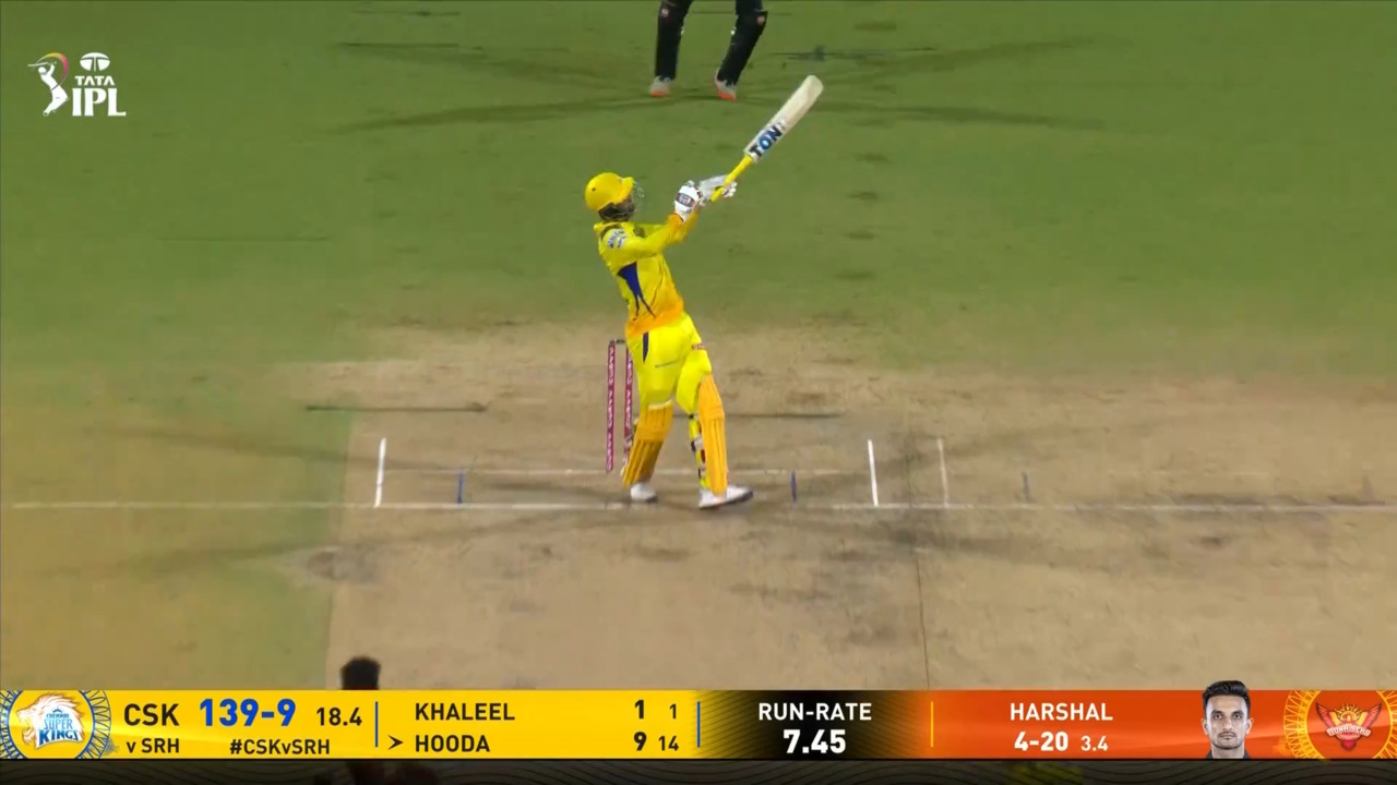 IPL 2025 M43: CSK vs SRH - Deepak Hooda Six