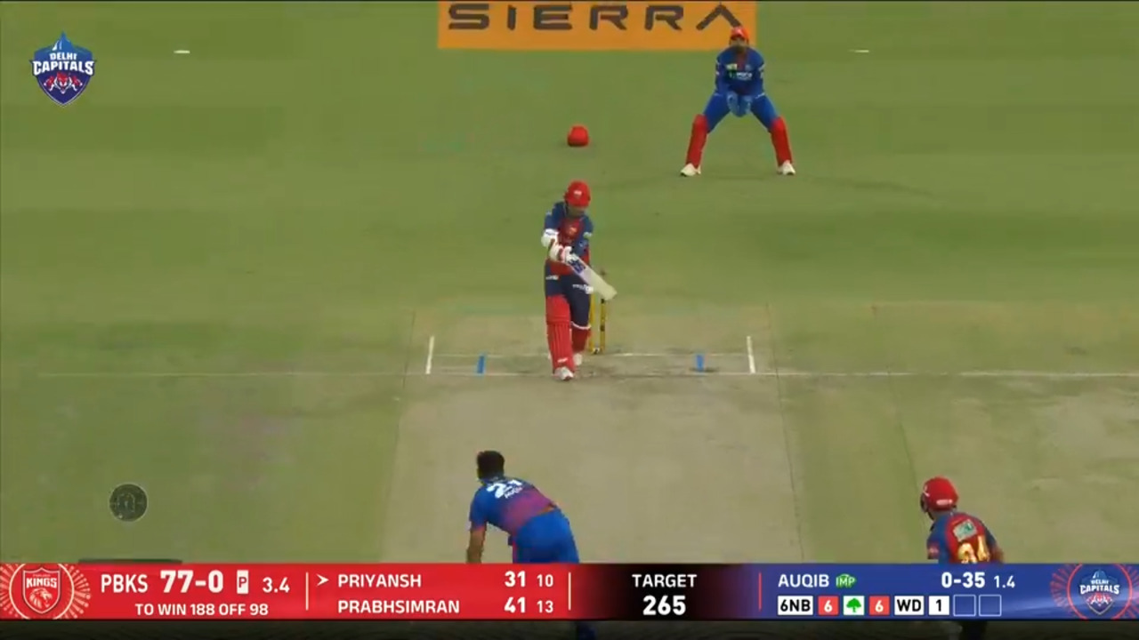 IPL 2026 M35: DC vs PBKS - Priyansh Arya Six