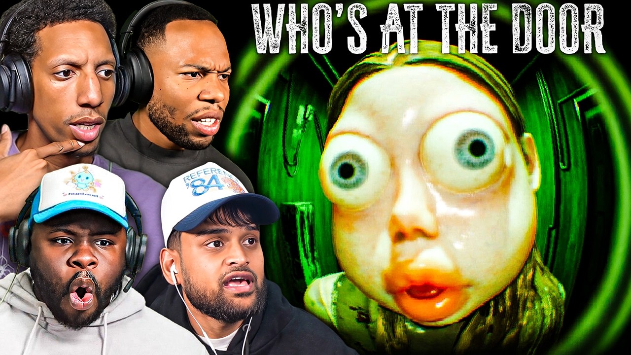 WE DON'T KNOW WHAT'S REAL ANYMORE... (Who's at the door?) background