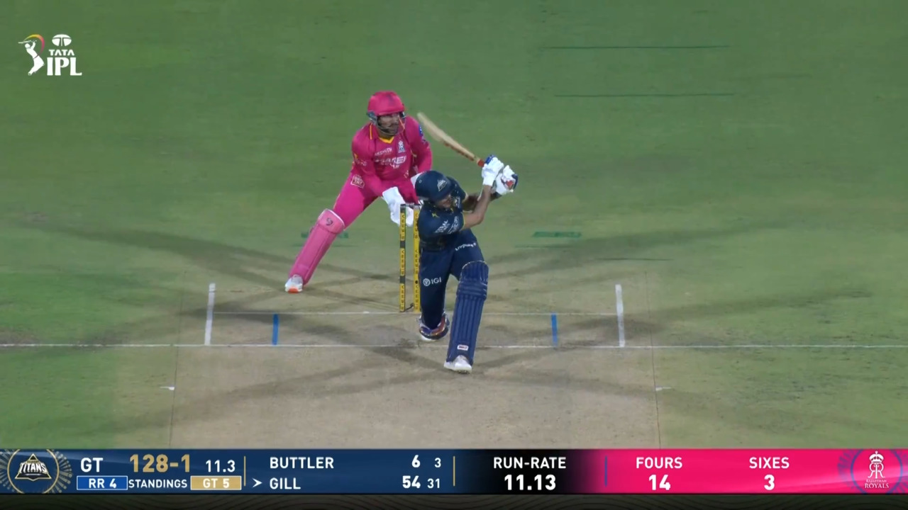 IPL 2026 M52: RR vs GT - Shubman Gill Six