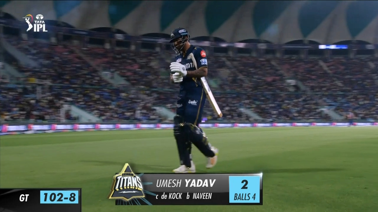 M21: LSG vs GT – Umesh Yadav Wicket