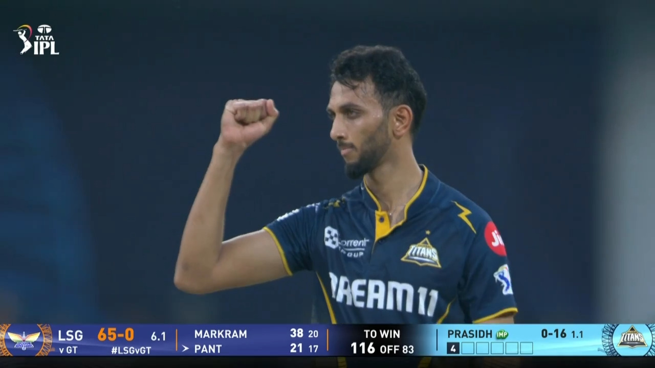 IPL 2025 M26: LSG vs GT - Rishabh Pant Wicket