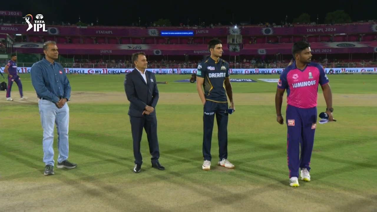 M24: RR vs GT – Toss