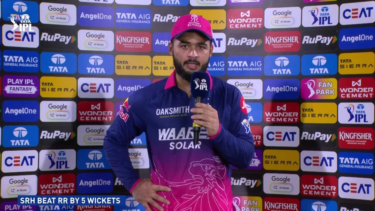 IPL 2026 M36: RR vs SRH - Riyan Parag Interview