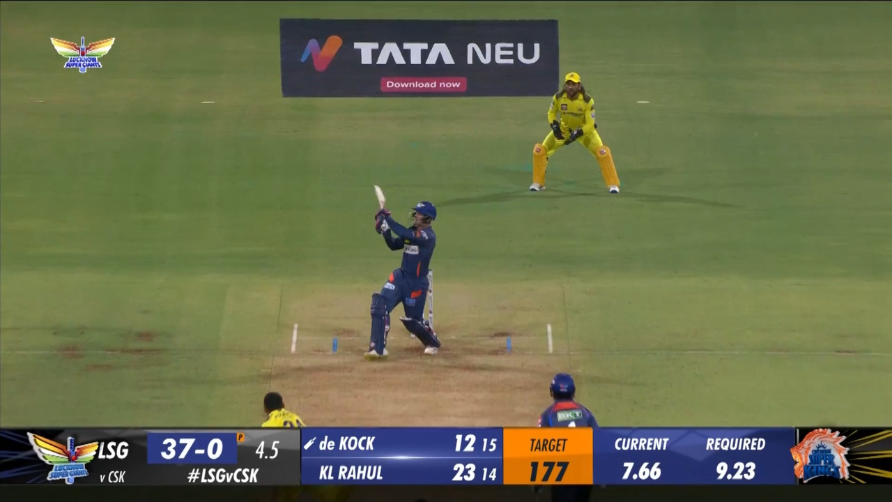 M34: LSG vs CSK – Quinton De Kock Six background