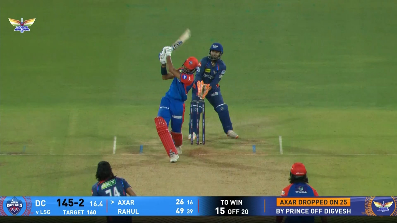 IPL 2025 M40: LSG vs DC - Axar Patel Six