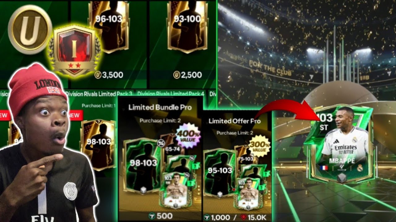 FC Champion 1 Division Rivals Rewards and Anniversary Flashsale packs!๐ฅ - FC Mobile