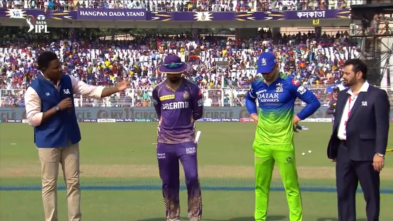 M36: KKR vs RCB – Toss