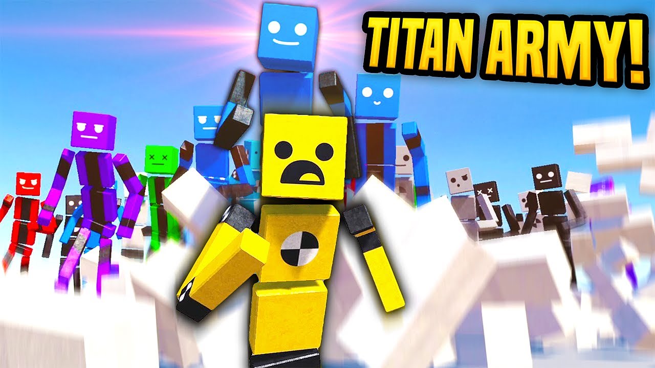 RUNNING FROM TITAN RAGDOLL ARMY - Fun With Ragdolls: The Game 2.0 (Funny Moments) background