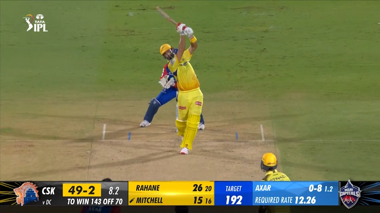 M13: DC vs CSK – Daryl Mitchell Six