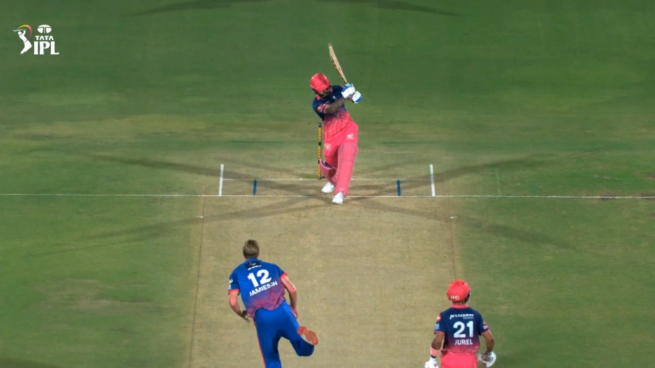 IPL 2026 M43: RR vs DC - Riyan Parag Six