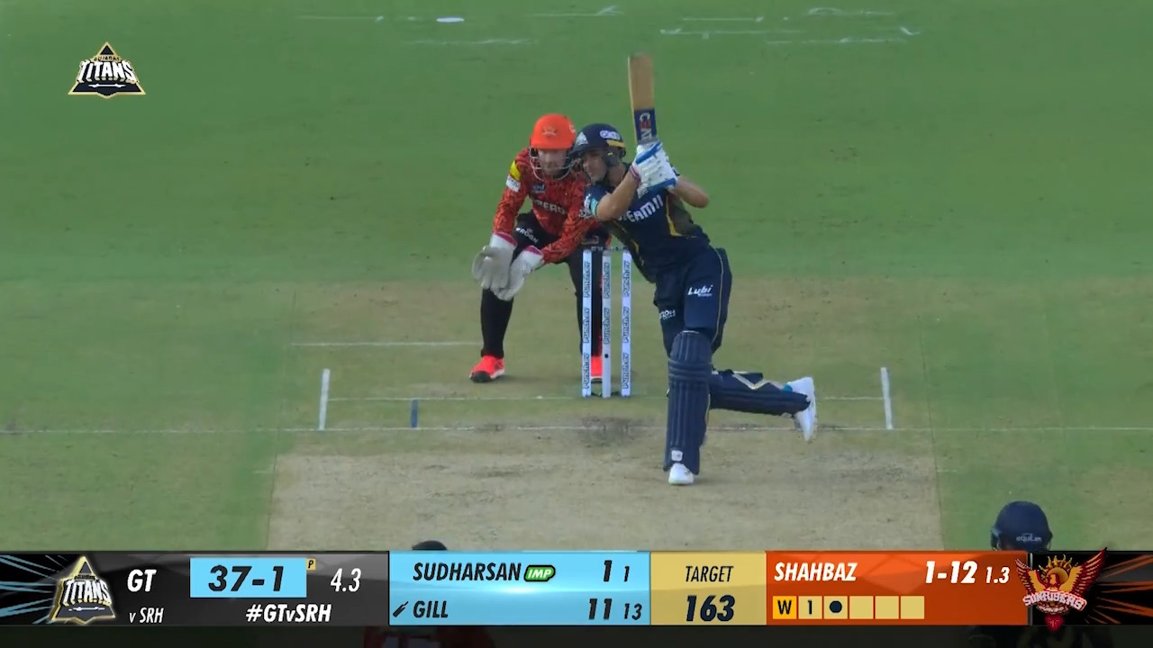 M12: GT vs SRH – Shubman Gill Six