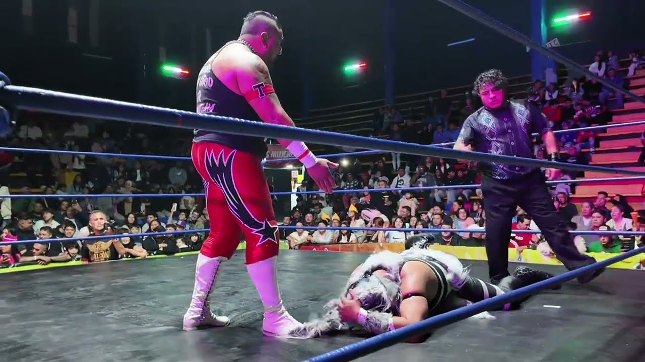 Taquero Jr, Caníbal Jr y Tony Cirio Jr 🆚 Lobito I, Lobito II y Lobito III en la Arena Neza