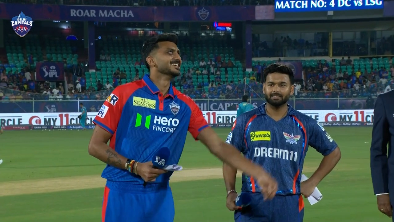 IPL 2025 M04: DC vs LSG - Toss background