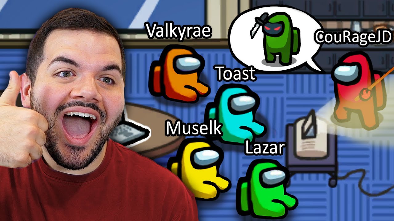 I beat THE SMARTEST lobby on Among Us... background