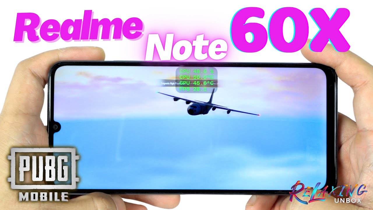 Realme Note 60X PUBG Mobile Gaming Review | FPS & Battery Drain test background