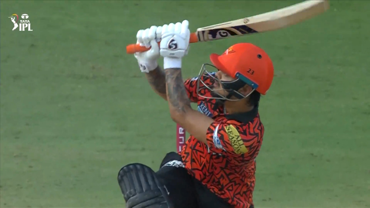 IPL 2025 M02: SRH vs RR - Ishan Kishan Six