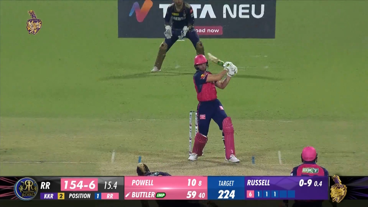 M31: KKR vs RR – Jos Buttler Six background