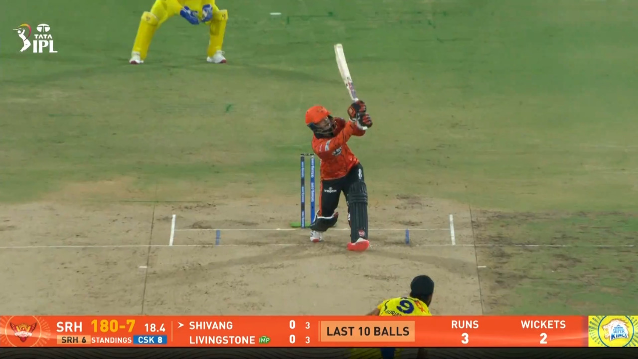IPL 2026 M27: SRH vs CSK - Shivang Kumar Six
