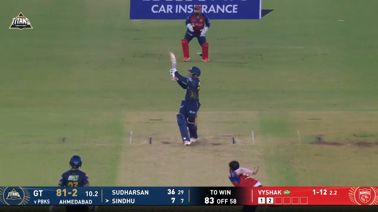 IPL 2026 M46: GT vs PBKS - Nishant Sindhu Six