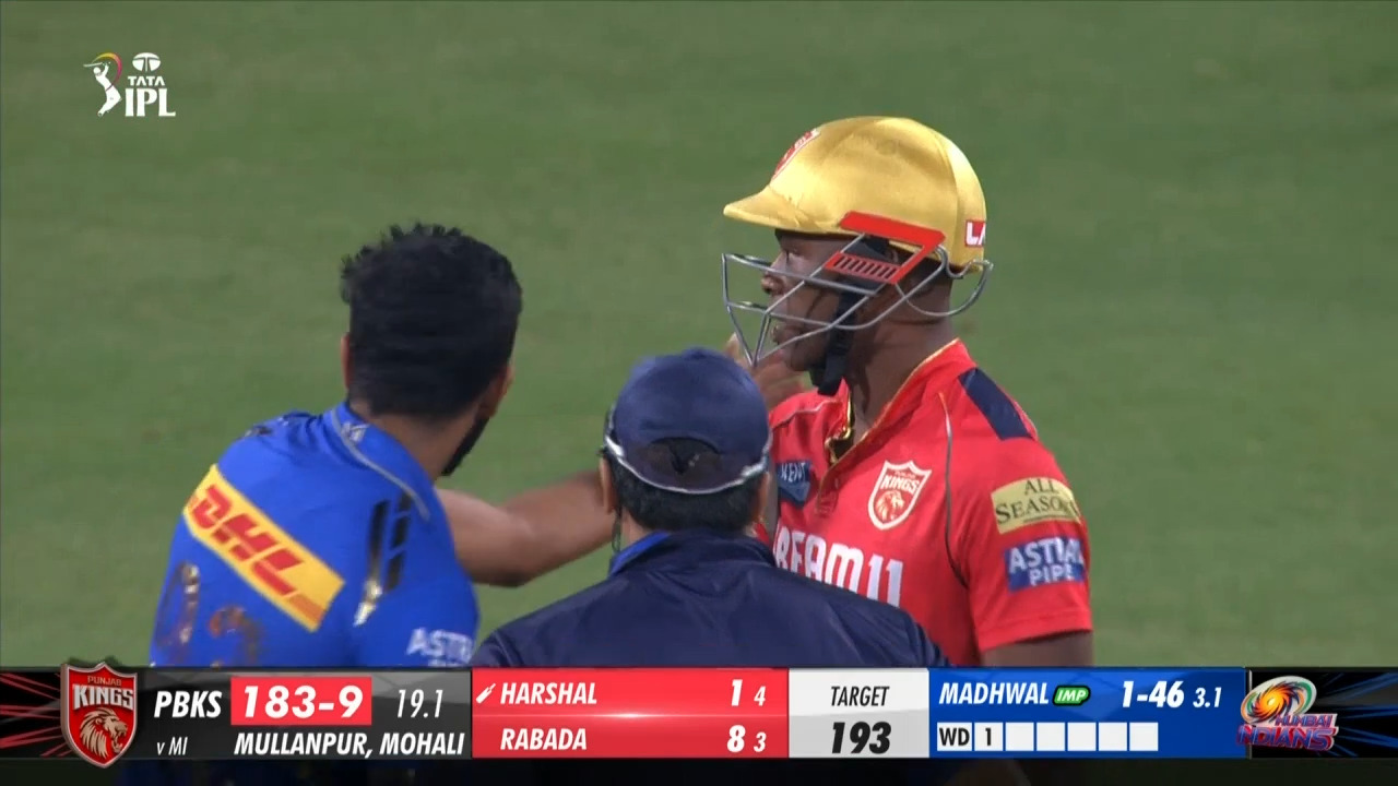 M33: PBKS vs MI – Kagiso Rabada Wicket background
