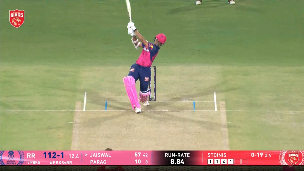 IPL 2025 M18: PBKS vs RR - Yashasvi Jaiswal Six (2025) | Watch on Movi47