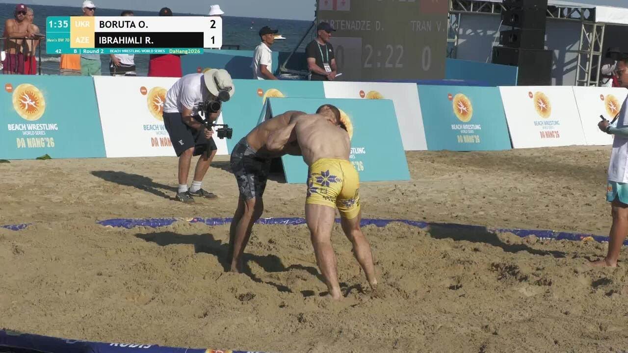 Oleksii BORUTA (UKR) vs. Rubail IBRAHIMLI (AZE) • B | Round 2 • Men's BW 70Kg