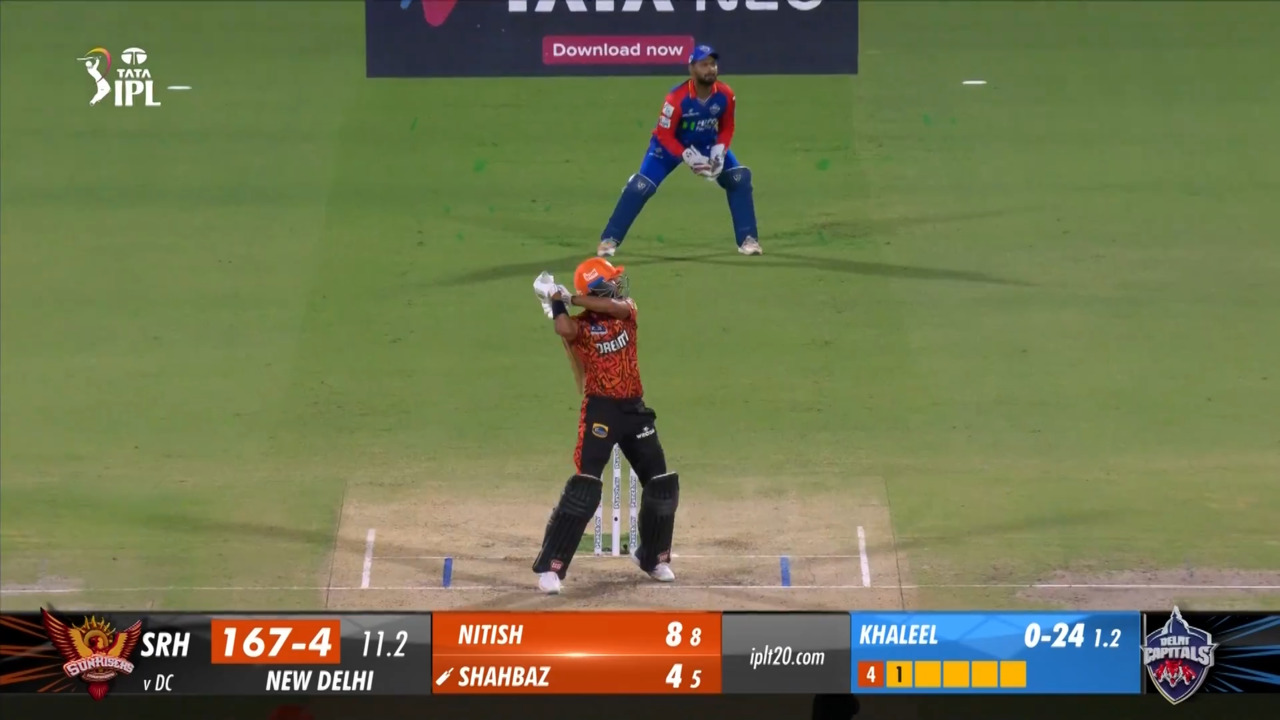 M35: DC vs SRH – Shahbaz Ahmed Six