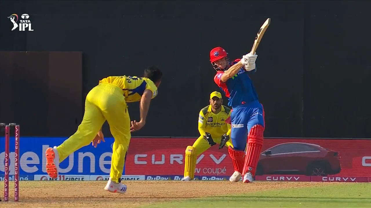 IPL 2025 M17: CSK vs DC - Tristan Stubbs Six background
