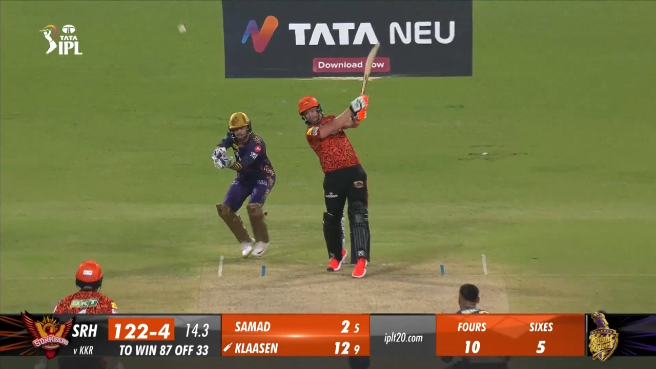 M03: KKR vs SRH – Heinrich Klaasen Six background