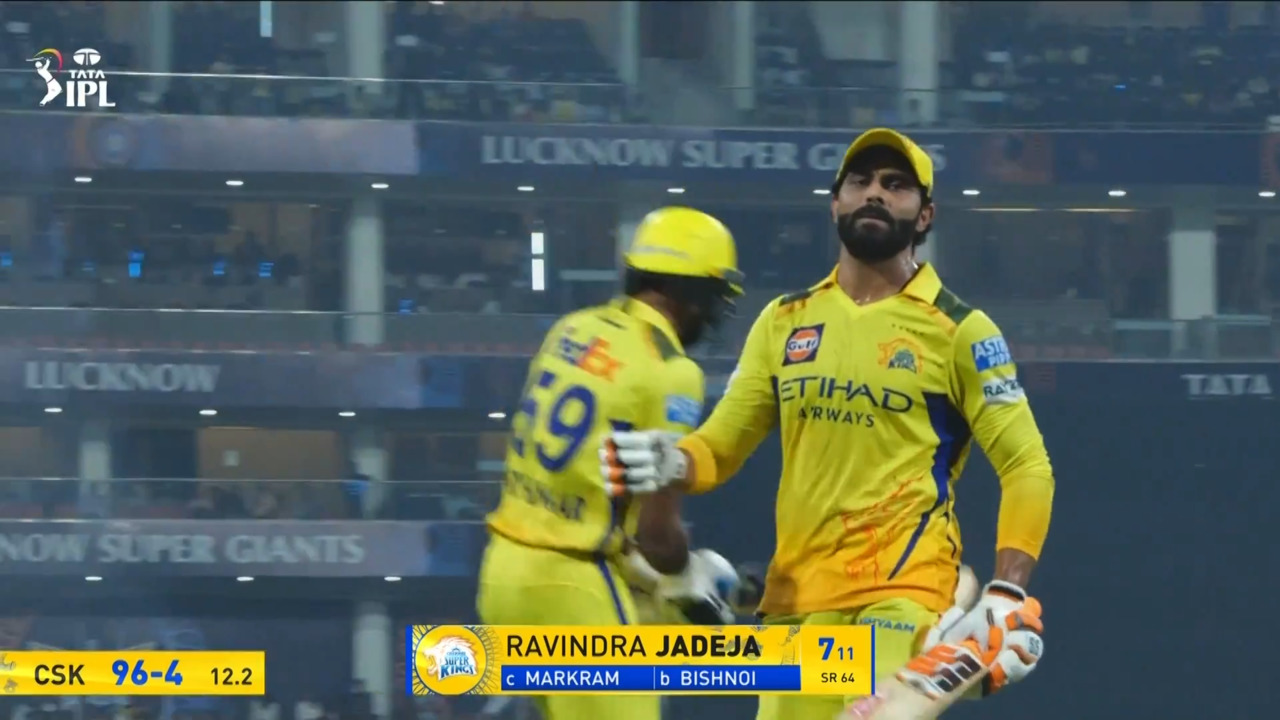 IPL 2025 M30: LSG vs CSK - Ravindra Jadeja Wicket