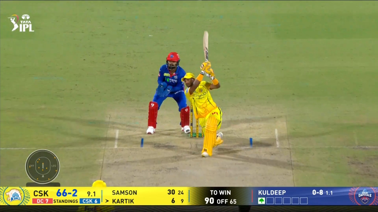 IPL 2026 M48: DC vs CSK - Kartik Sharma Six