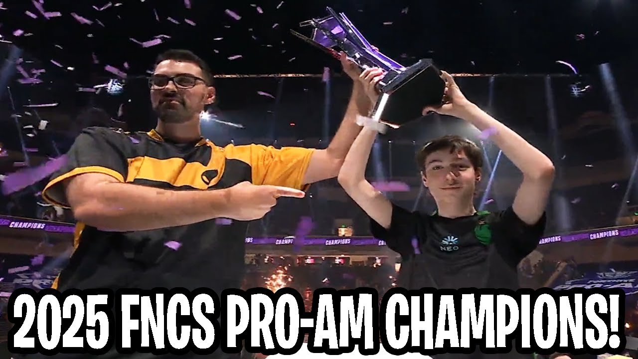 Peterbot DESTROYS Every Pro! Clix INSANE Win! FNCS PRO-AM 2025 Full Highlights background