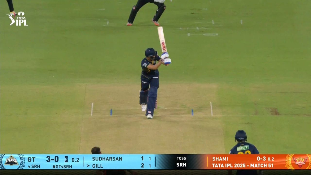 IPL 2025 M51: GT vs SRH - Shubman Gill Six