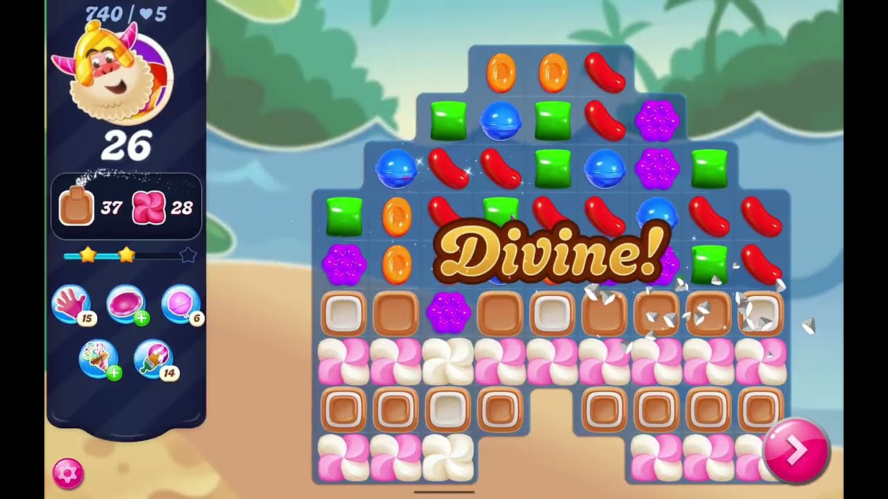 Candy Crush Saga Levels 735 To 740