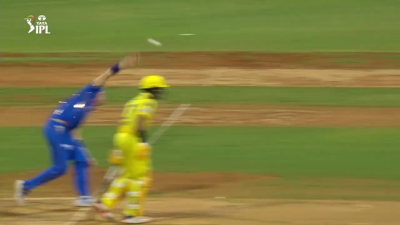 M29: MI vs CSK – Ajinkya Rahane Wicket