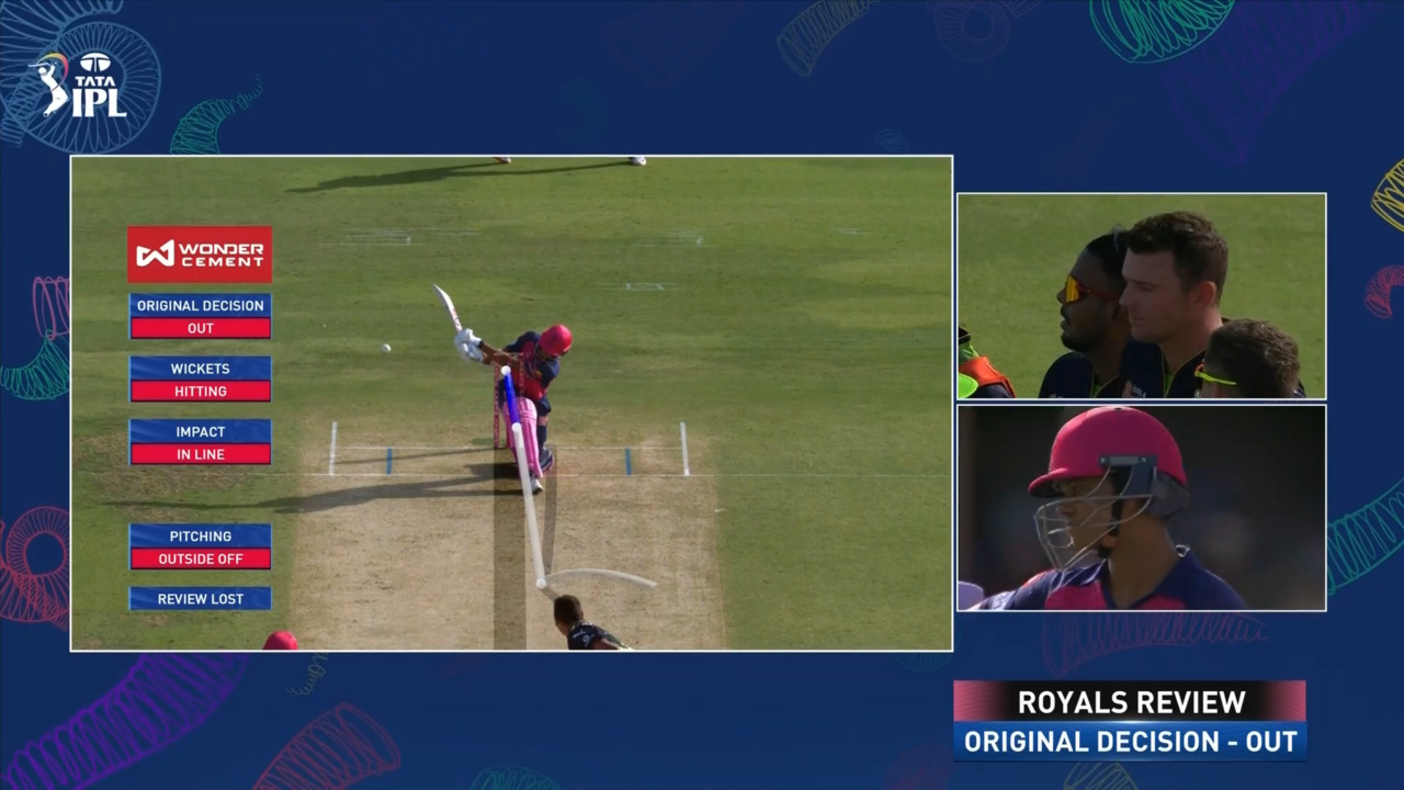 IPL 2025 M28: RR vs RCB - Yashasvi Jaiswal Wicket