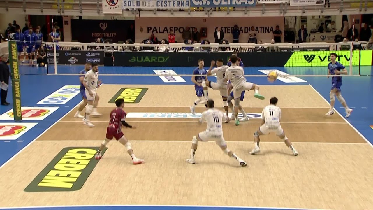 Cisterna Volley vs. Vero Volley Monza - Superlega Credem Banca VBTV Match Highlights
