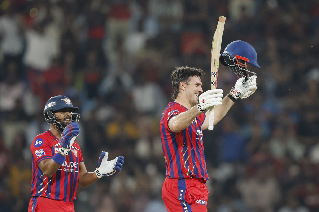 No nervous nineties! Marsh blasts to a hundred