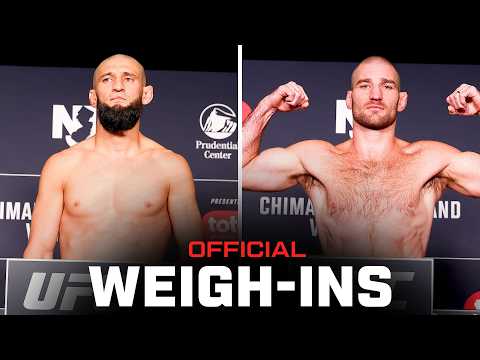 Chimaev vs Strickland Weigh-Ins | UFC 328