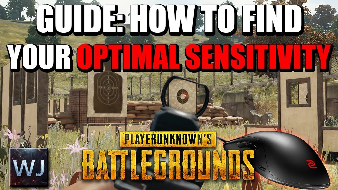 GUIDE: How to find your OPTIMAL MOUSE SENSITIVITY in PLAYERUNKNOWN's BATTLEGROUNDS (PUBG) background