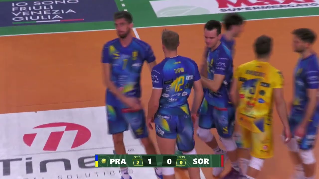 Highlights A2 Credem Banca | Tinet Prata di Pordenone – Romeo Sorrento 3–0 | 13ª giornata