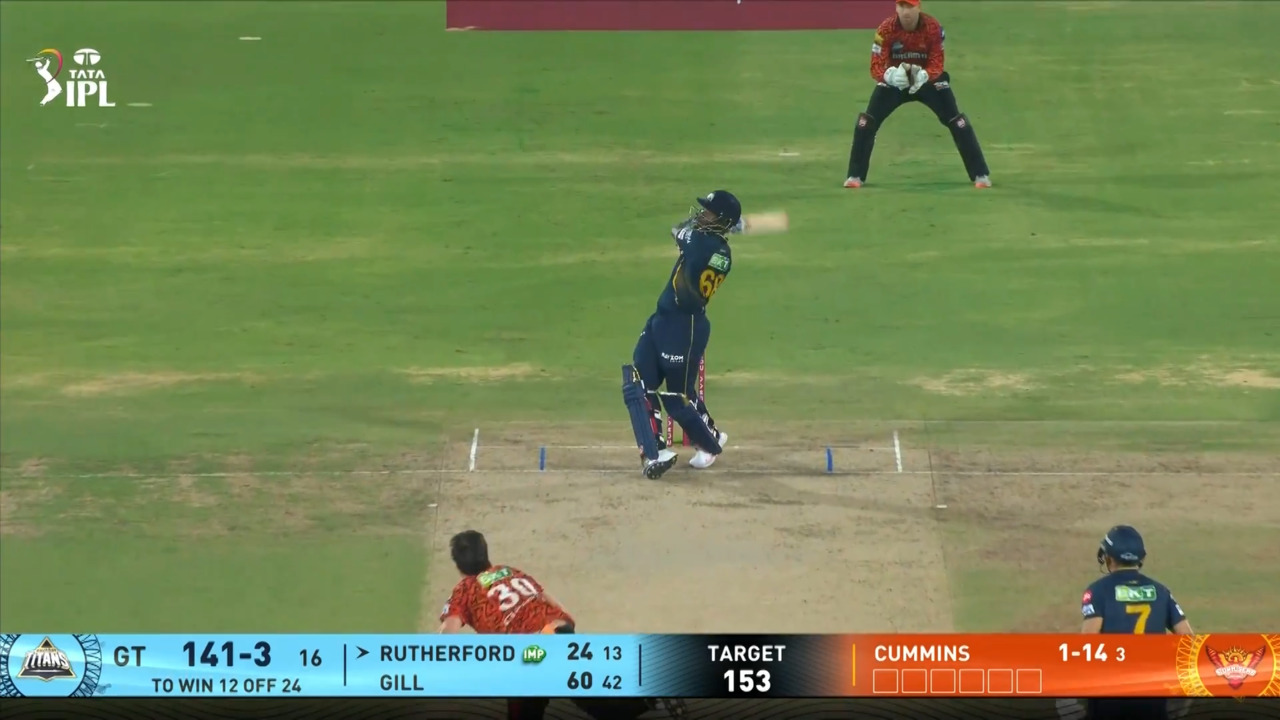 IPL 2025 M20: SRH vs GT - Sherfane Rutherford Six