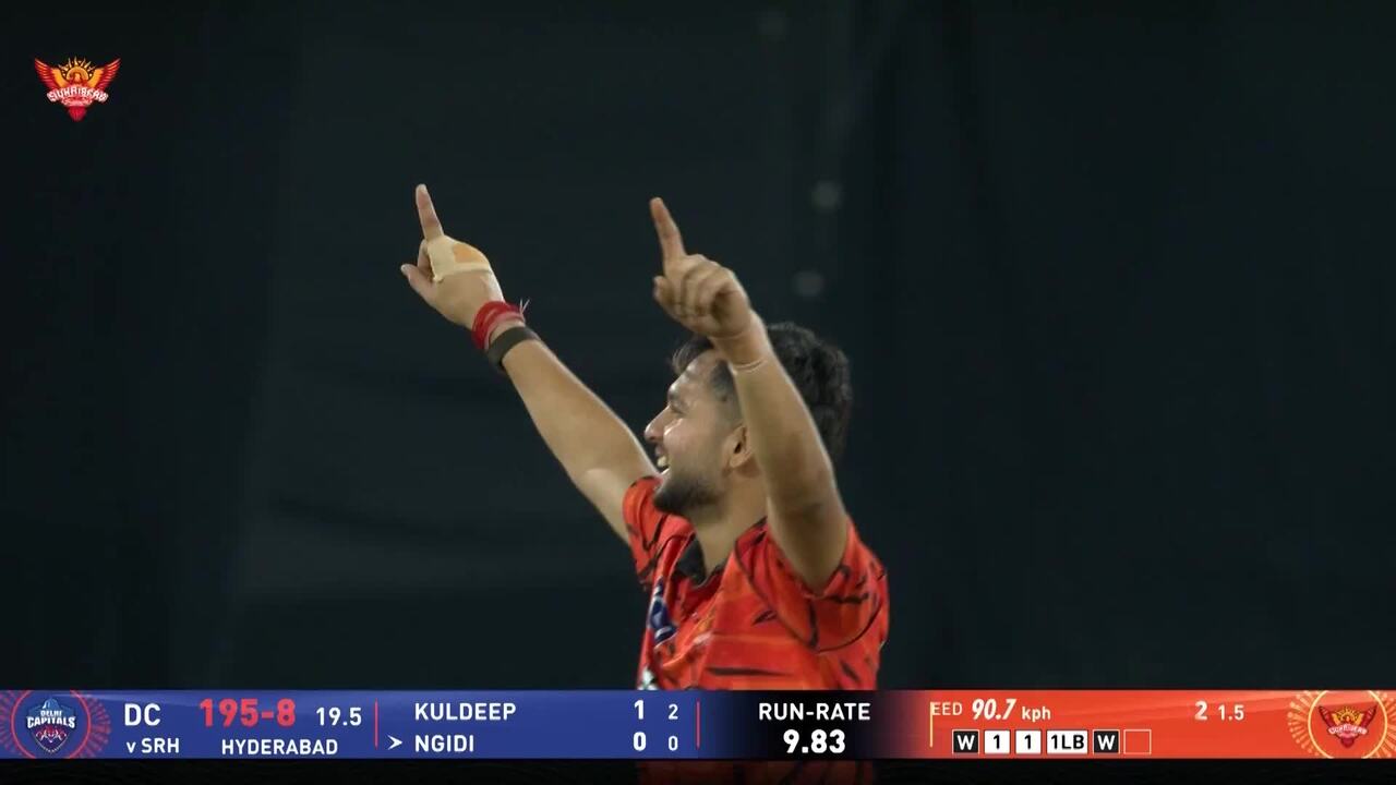 IPL 2026 M31: SRH vs DC - Lungi Ngidi Wicket